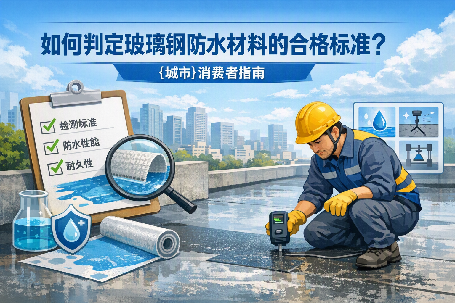 如何判定玻璃钢防水材料的合格标准? 杭州 消费者指南
