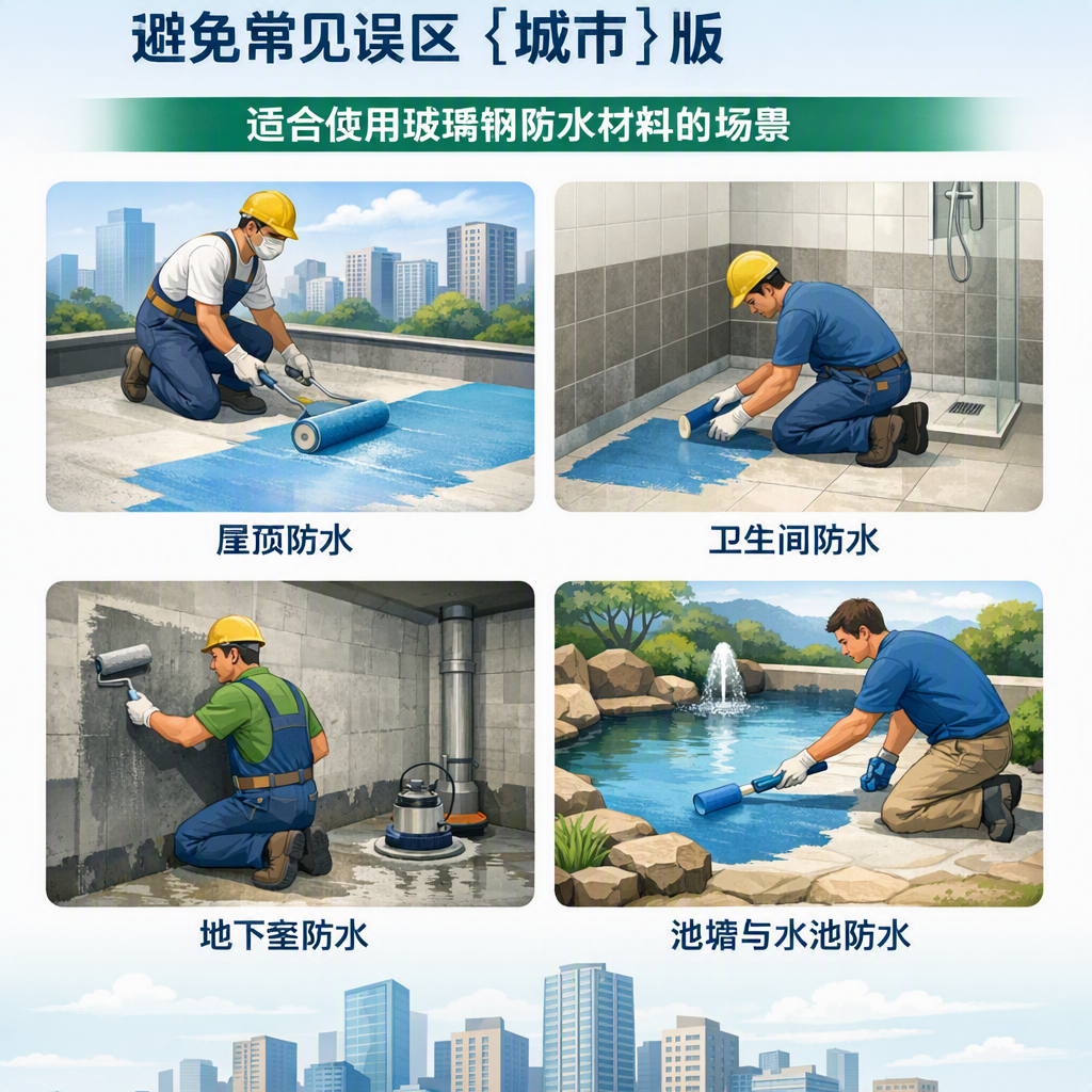 玻璃钢防水材料施工注意事项,避免常见误区 杭州 版