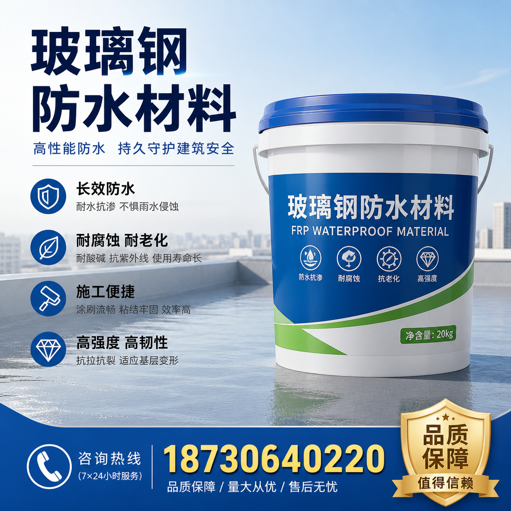 专家解析：玻璃钢防水材料的市场前景分析在 杭州