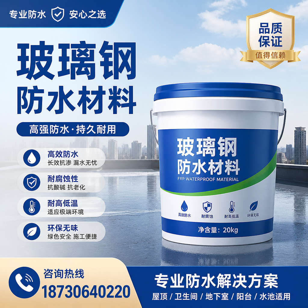 了解玻璃钢防水材料的市场趋势，杭州 企业不可不知